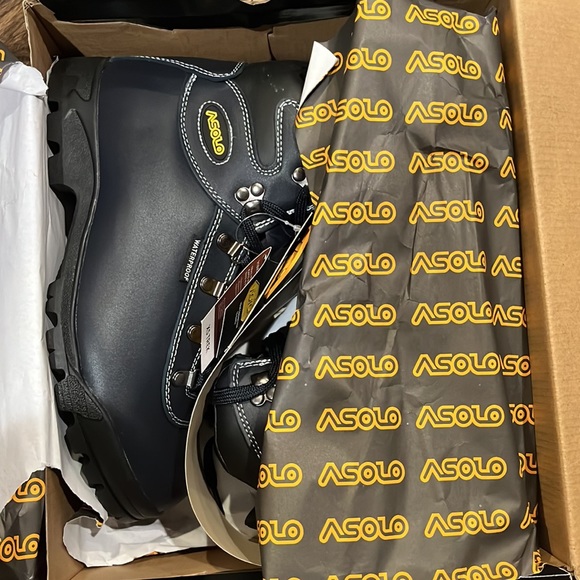 Asolo Sunriser Waterproof Hiking Boots Navy Blue AS406M - Picture 7 of 7